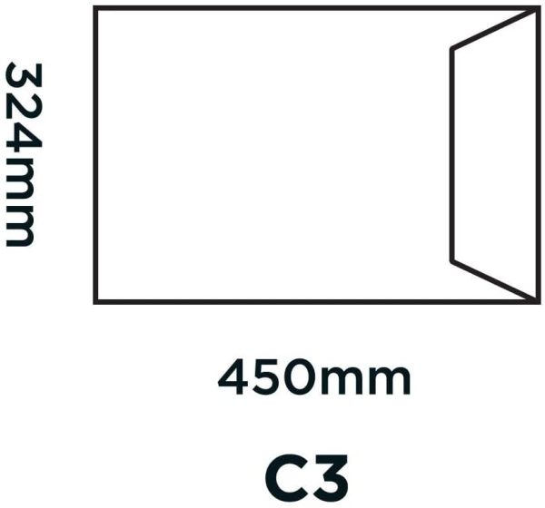 Blake Purely Everyday C3 450 x 324 mm 120 gsm Pocket Peel & Seal Envelopes (8086) White - Pack of 125 - Image 3