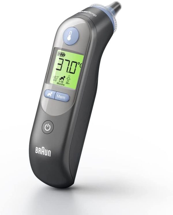 Braun Healthcare ThermoScan 7 Ear Thermometer with Age Precision, Black Edition (Accurate, Convenient, Temperature Screening, Fever, Fast, Easy to Use), IRT6520B - Image 7