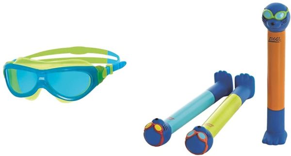 Zoggs Phantom Junior Swimming Goggles, UV Protection Swim Goggles, Quick Adjust children??s Goggles Straps, Fog Free Clear Swim Goggle Lenses, Swimming Goggles kids 6-14 years - Image 7