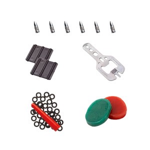 Red Dragon Darts accessories wax rings rubber toolkit point protectors