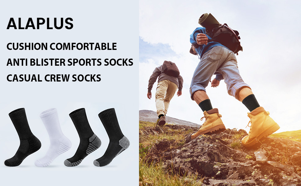 mens socks 9-11 walking socks work socks 