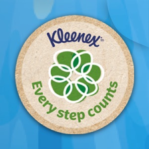 Kleenex Original Tissues, recycling, every step counts