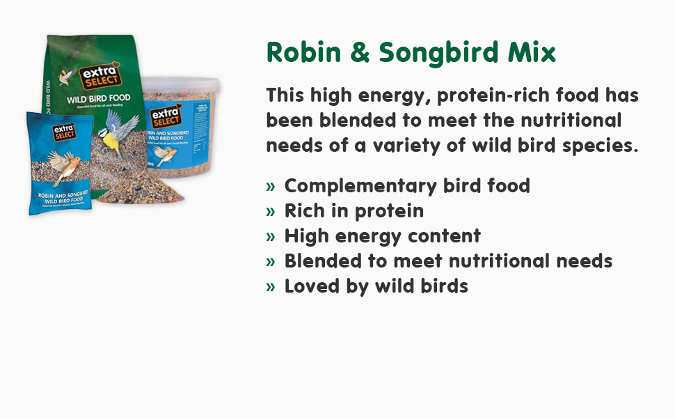 robin and songbird mix bird food