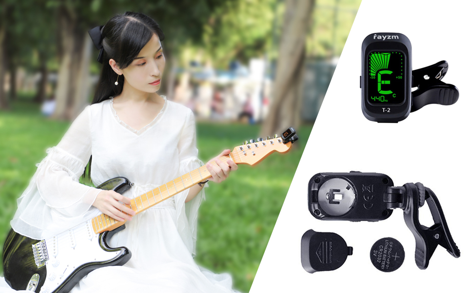 clip on tuner, electric tuner, guitar tuner, ukulele tuner, violin tuner