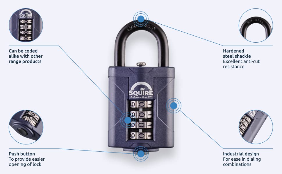 Combination Padlock Product Features