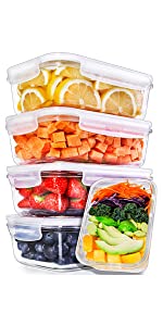 glass meal prep containers with air vent lids bpa free borosilicate glass 1 compartmentr