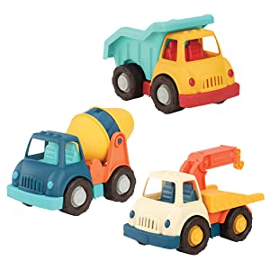 toy truck cement plastic dump tow baby set toddler car mixer best play vehicle dumpster large 