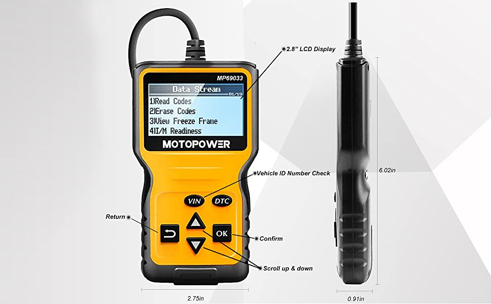 obd2 engine code reader scanner