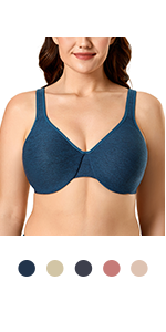 Underwired Seamless Minimizer Bra