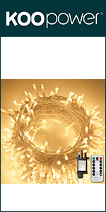 300 LEDs Outdoor Fairy Lights Mains Powered