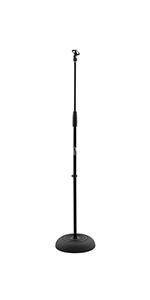 microphone stand, boom microphone stand, boom mic stand, black mic stand, black microphone stand