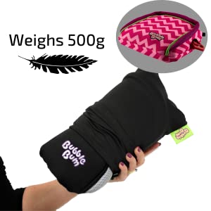 Image showing the weight of a BubbleBum which is 500g