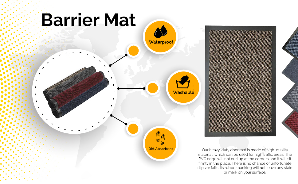 door mat barrier