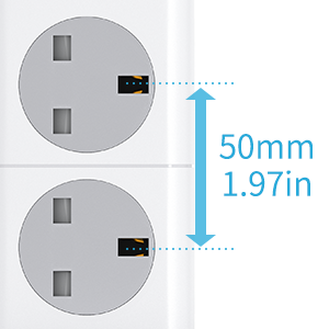 50mm wide-spaced sockets