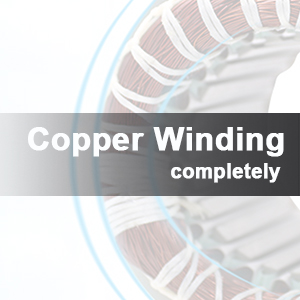 Completely copper winding