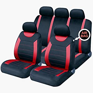 replacement washable easy fit sporty good value stylish cloth upholstery seat covers uk full set