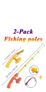 2-pack fishing poles