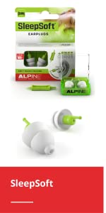 Alpine SleepSoft earplugs - B07H5MN4FF / B00REAQT8Q