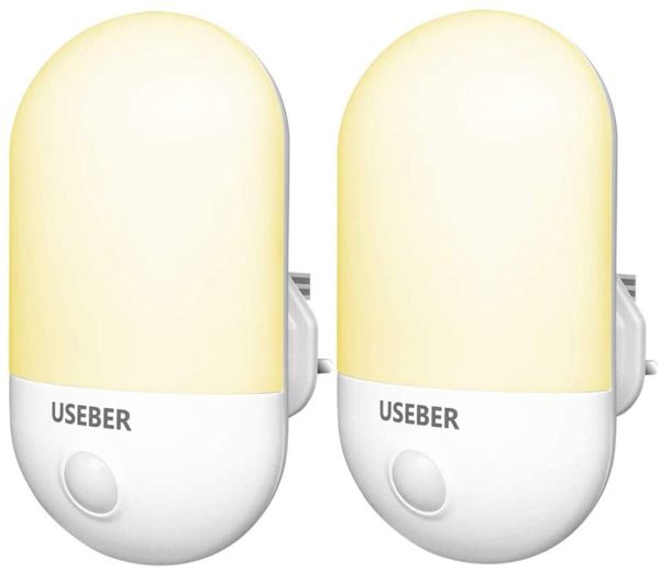 Plug in LED Night Light, [2 Pack]  Night Lights with Dusk to Dawn Photocell Sensor, 0.5W Energy Saving, Warm White Night Lighting for Baby, Kids, Children??s Room, Stairs??Hallway etc - Image 7