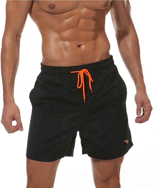 donhobo Men's Swim Trunks Board Shorts Beach Pants Swimming Waterproof Quick Dry Surfing Boardshorts