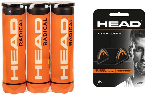 HEAD Radical Tennis Balls, Triple Pack (12 Balls) - Image 3