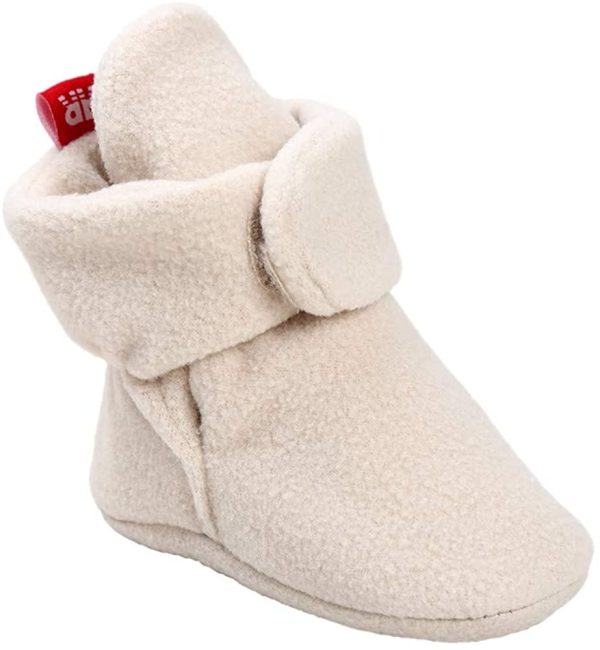 LACOFIA Baby Boys Girls Anti-Slip Soft Sole Slipper Booties Infant Winter Crib Shoes - Image 5