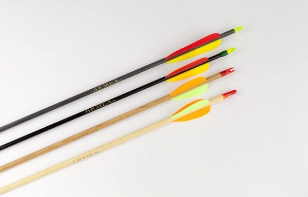 FIBRE GLASS ARROWS - BLACK- 5PK 30"