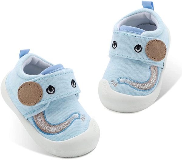 MASOCIO Unisex Baby Boys Girls First Walking Shoes Cartoon Toddler Infant Rubber Anti-Slip Prewalker Shoes - Image 3