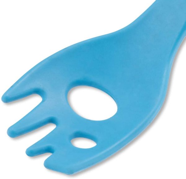 Beco Pets Bamboo Mashing Spork, Wet Dog Food and Raw Feeding, Dish Washer Friendly, Blue - Image 3