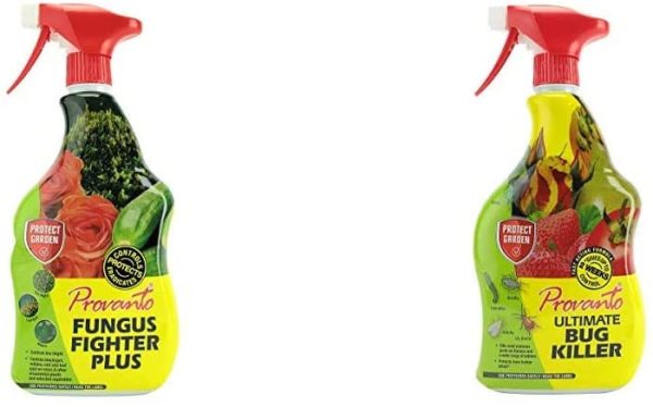 Provanto 86600250 Fungus Fighter Plus, Fungicide Protects For 3 Weeks, 1L, Ready-To-Use & 86600244 Ultimate Bug Killer, Insecticide Protects For up to Two Weeks, 1L, Ready-To-Use - Image 2