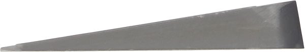 BH02509 Deluxe Heavy Duty Non-Slip Rubber Door Wedge Stopper, Grey