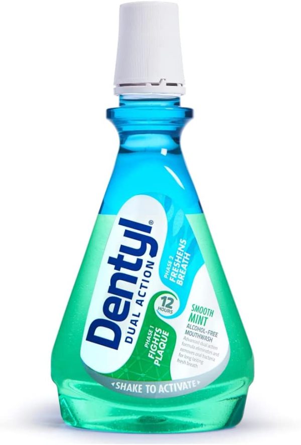 Dentyl Dual Action Smooth Mint CPC Mouthwash, 500ml - Image 4