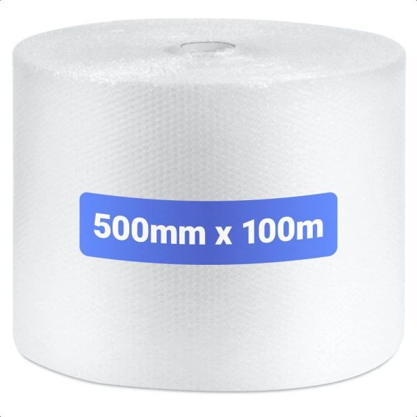 Large Roll of Quality Bubble Wrap 500mm x 100m - Small Bubbles | Strong and Great for House Moving, Removals and Storage SP500MM | Fast & Free UK Delivery - Image 9