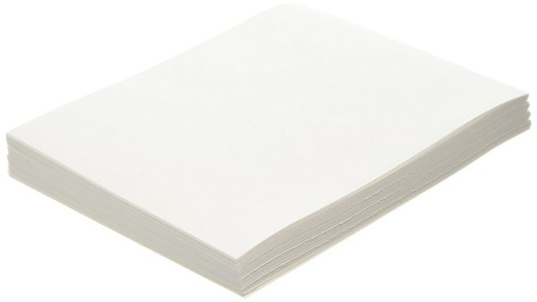 Camlab 1172410 Grade 601 [1] General Purpose Filter Paper Sheets, Medium Filtering, 26x31 mm (Pack of 100)