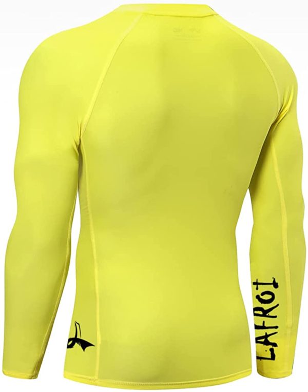 LAFROI Men's Long Sleeve UPF 50+ Baselayer Skins Performance Fit Compression Rash Guard-CLYYB - Image 2