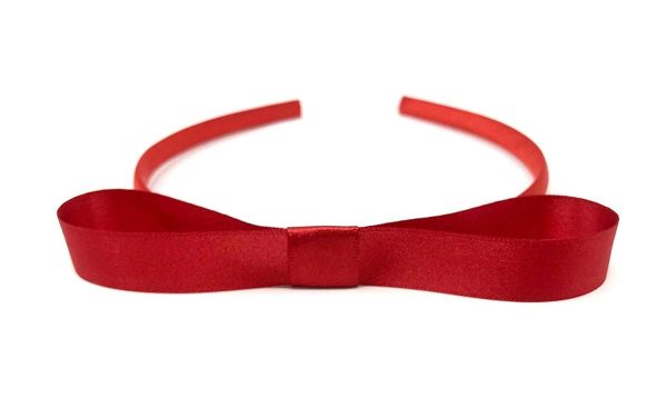 Matilda Style Headband Red Bow Hairband Alice Band 1st Class Same Day Dispatch before 2.30pm - Image 2