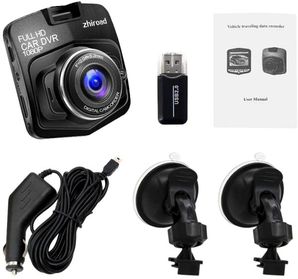 Upgraded Dash Cam Car Camera 1080P FHD Car DVR Dashboard Camera Video Recorder with Night Vision,G-sensor,Loop Recording,Motion Detection and Parking Monitor - Image 3