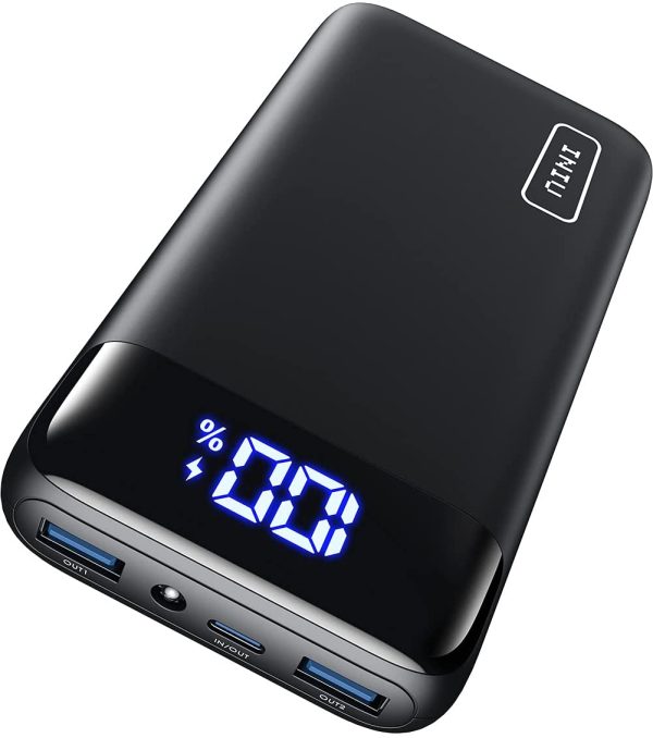 INIU Power Bank, 20W PD3.0 QC4.0 Fast Charging 20000mAh Portable Charger, 3A USB C Outputs with Flashlight LED Display Battery Pack for iPhone 13 12 X Pro Samsung S21 S20 iPad Huawei. - Image 2