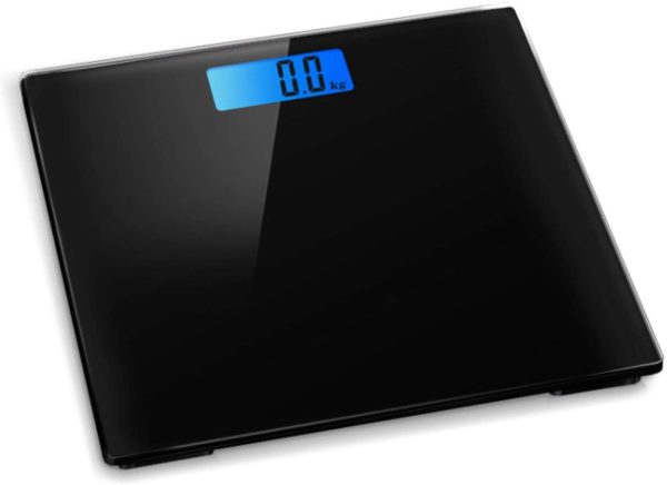 Digital Electronic Bathroom Scale Bath Scales 180KG Backlit Weight Management (Black) - Image 4