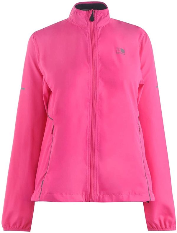 Karrimor Womens Ladies Running Jacket Long Sleeve Zip Fastening Coat Top - Image 3