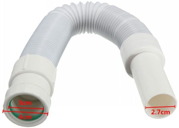 Flexible Connector Hose Tube Stretch Water Pipe for Bath Basin Drainer Toilet with 30mm Inner Diameter, 40mm Outer Diameter - Image 7