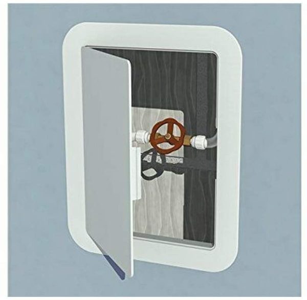 GL100 White Plastic 150mm x 200mm Access Panel Inspection Hatch - Image 3