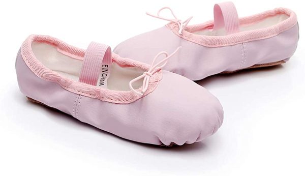 Lily's Locker - Ballet Shoes for Girls Full Sole Leather Dance Shoes for Children and Adults - Image 3