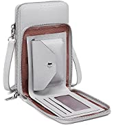 unisoul Leather Phone Bag for Women - Small Handbag Ladies Crossbody Phone Purse with Coin Bag & ...