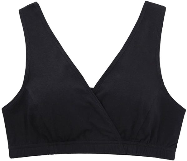 KUCI Nursing Tank Sleep Bra, Women's Nursing Bra Sleep Tank for Nursing and Maternity - Image 5