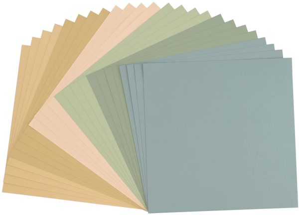 Creative Florence Textured Cardstock Paper, Beach Tones, 216 Grams, 12 x 12 Inches, 24 Sheets, for Scrapbooking, Card Making, Die Cutting and Other Paper Crafts, 30.5x30.5cm - Image 3