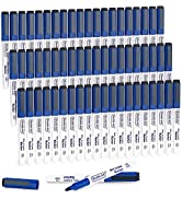 Blue Whiteboard Markers, Shuttle Art 60 Pack Magnetic Whiteboard Pens Fine Tip and Eraser, Dry Wi...