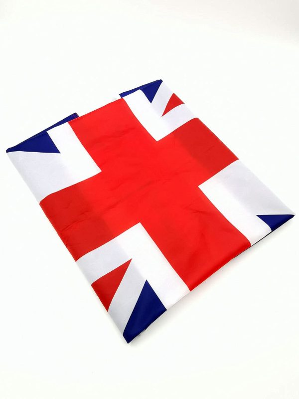 HYX Large Union Jack Flag 5ft x 3ft (150cm x 90cm) Great Britain National Flag Team GB Supporters Flag for Olympic Games Festival Party with Double Stitched Seam and Metal Eyelets - Image 2