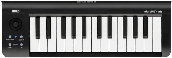 KORG MICROKEY2-25AIR Bluetooth Wireless and USB MIDI Controller - 25 Key - Black - Image 2