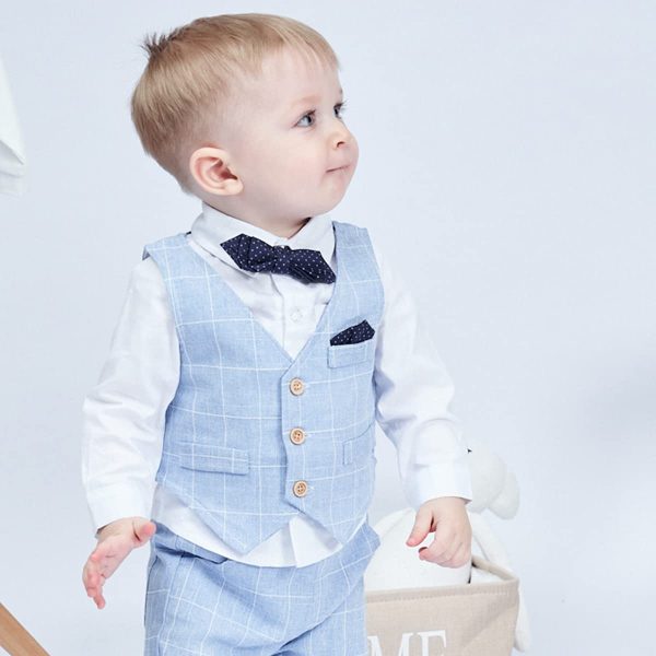 famuka Baby Boys Gentleman Suits Kids Tuxedo Clothing Set - Image 6